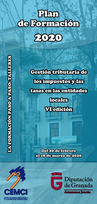 Taller: Gestión tributaria de los impuestos y las tasas en las entidades locales (VI edición).