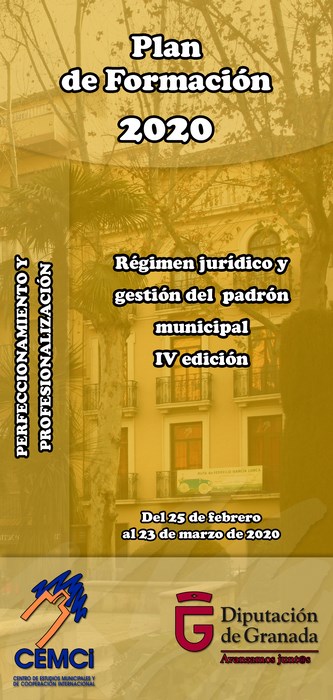 Curso: Régimen jurídico y gestión del padrón municipal (IV edición).